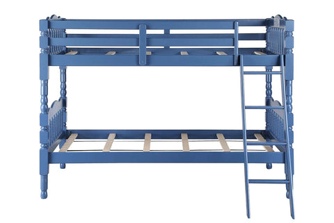 ACME Homestead Dark Blue Finish Homestead Twin/Twin Bunk Bed Model BD00865