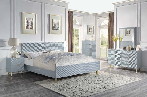 Gaines Gray High Gloss Finish Dresser Model BD01043 By ACME Furniture