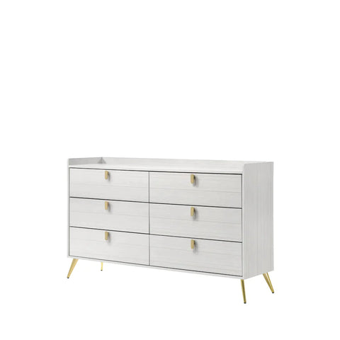 Zeena White Finish Dresser Model BD01179 By ACME Furniture