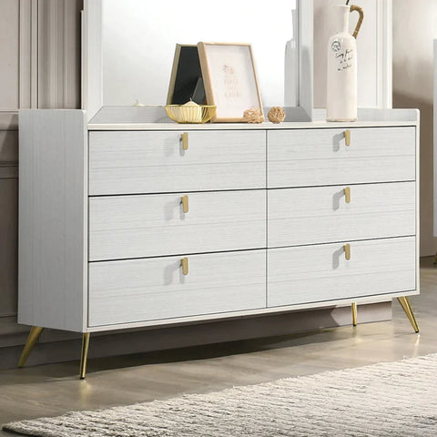 Zeena White Finish Dresser Model BD01179 By ACME Furniture