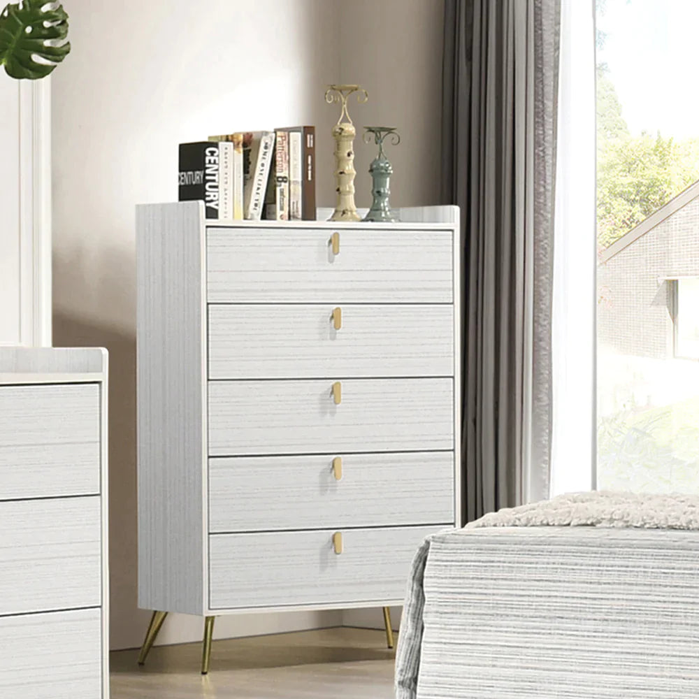 Zeena White Finish Chest Model BD01180 By ACME Furniture