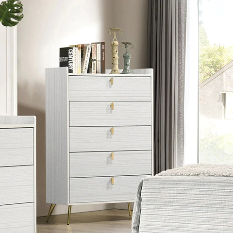 Zeena White Finish Chest Model BD01180 By ACME Furniture
