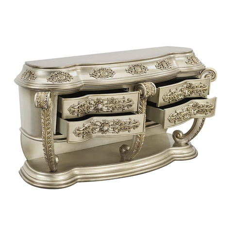 Danae Champagne & Gold Finish Dresser Model BD01237 By ACME Furniture