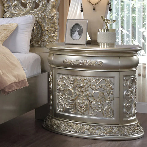 Sorina Antique Gold Finish Nightstand Model BD01242 By ACME Furniture