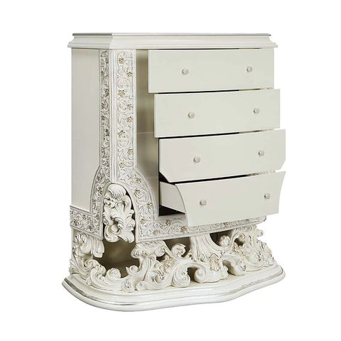 Adara Antique White Finish Chest Model BD01252 By ACME Furniture