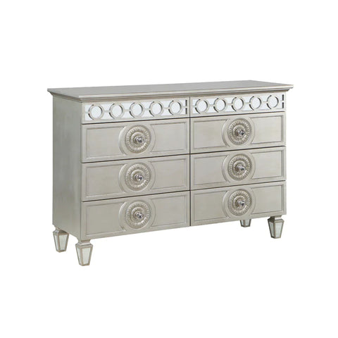 Varian Silver & Mirrored Finish Dresser Model BD01281 By ACME Furniture