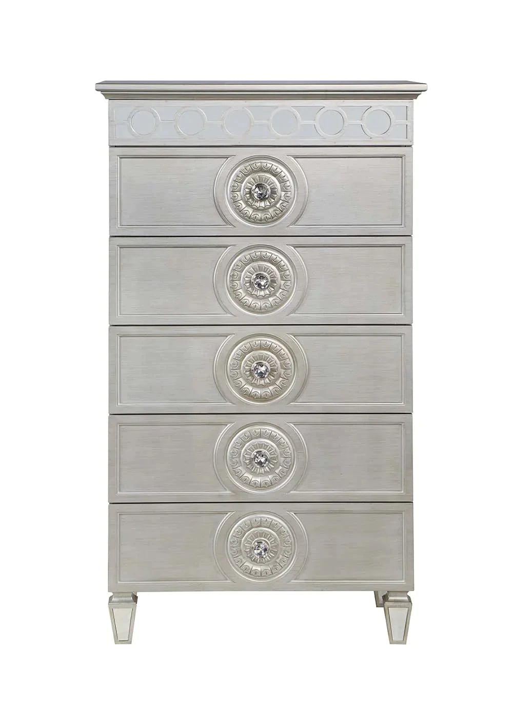 Varian Silver & Mirrored Finish Chest Model BD01282 By ACME Furniture