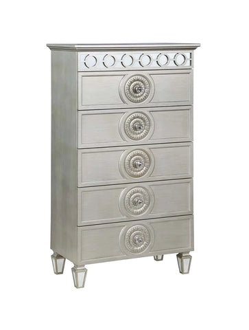 Varian Silver & Mirrored Finish Chest Model BD01282 By ACME Furniture