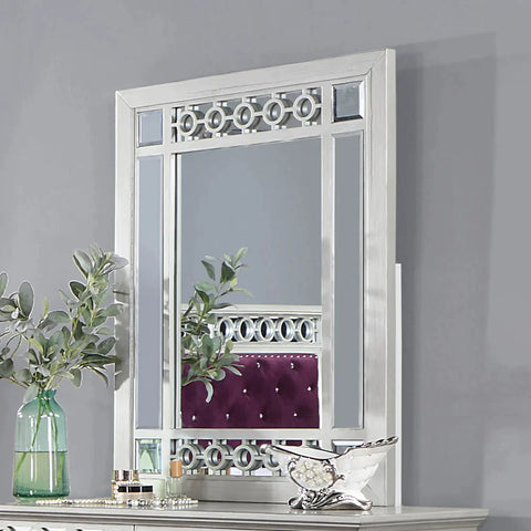 Varian Silver & Mirrored Finish Mirror Model BD01283 By ACME Furniture