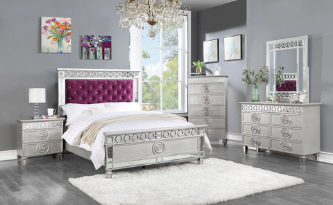 Varian Silver & Mirrored Finish Dresser Model BD01281 By ACME Furniture