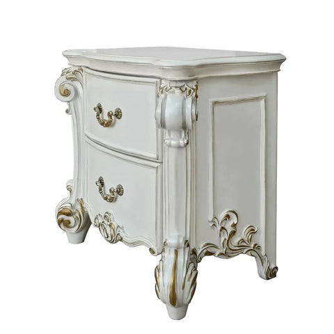 Vendome Antique Pearl Finish Nightstand Model BD01340 By ACME Furniture