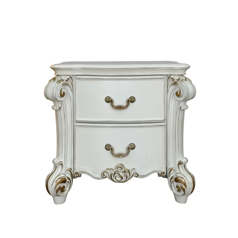 Vendome Antique Pearl Finish Nightstand Model BD01340 By ACME Furniture