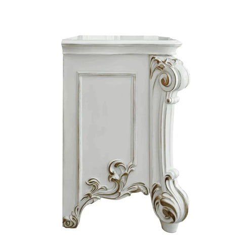 Vendome Antique Pearl Finish Nightstand Model BD01340 By ACME Furniture