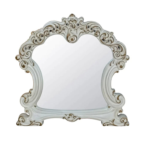 Vendom Antique Pearl Finish Mirror Model BD01341 By ACME Furniture