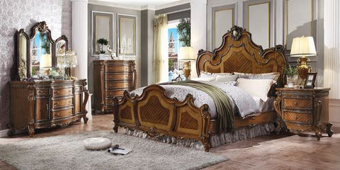 Picardy Honey Oak Finish California King Bed Model BD01352CK By ACME Furniture