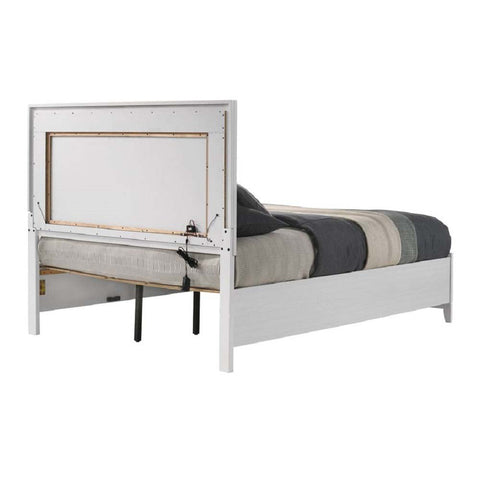 ACME Haiden LED & White Finish Haiden Queen Bed Model BD01425Q