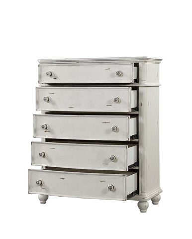 ACME Jaqueline Antique White Finish Jaqueline Chest Model BD01437