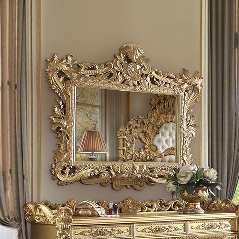 ACME Bernadette Gold Finish Bernadette Mirror Model BD01476