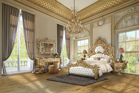 ACME Bernadette Gold Finish Bernadette Mirror Model BD01476