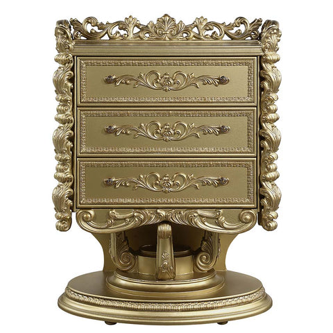 ACME Bernadette Gold Finish Bernadette Chest Model BD01479