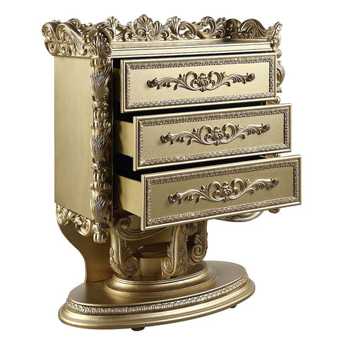 ACME Bernadette Gold Finish Bernadette Chest Model BD01479