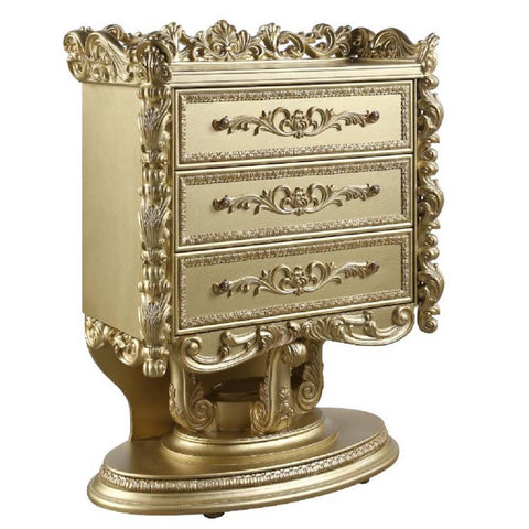 ACME Bernadette Gold Finish Bernadette Chest Model BD01479