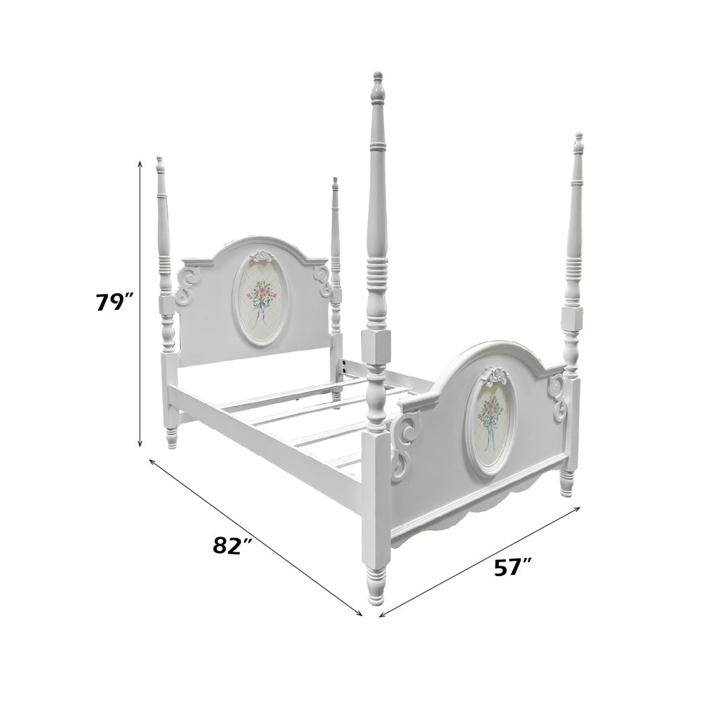 Flora Full Bed W/Poster