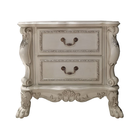 ACME Dresden Bone White Finish Dresden  Nightstand Model BD01675