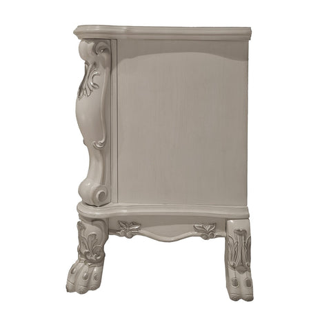 ACME Dresden Bone White Finish Dresden  Nightstand Model BD01675