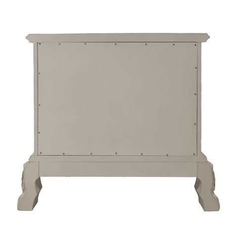 ACME Dresden Bone White Finish Dresden  Nightstand Model BD01675