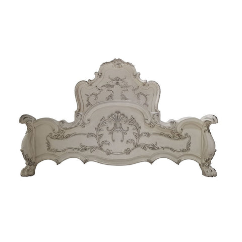 ACME Dresden Bone White Finish Dresden  California King Bed Model BD01706CK