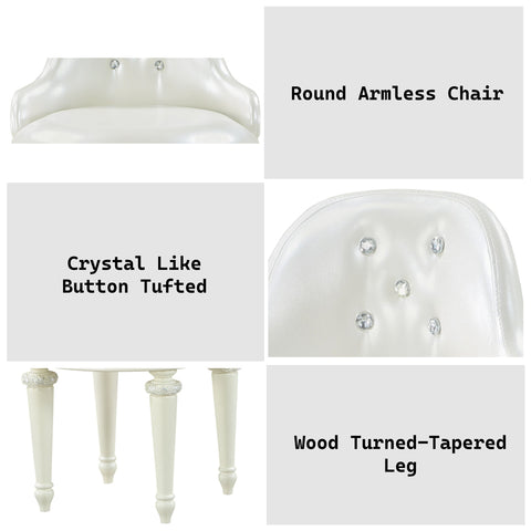 Dorothy Vanity Chair W/Swivel