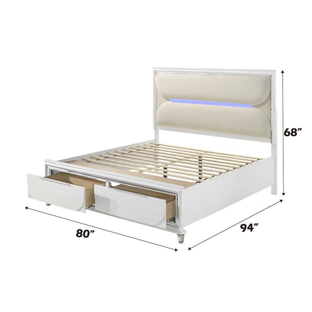 Tarian CK Bed W/Led & Storage