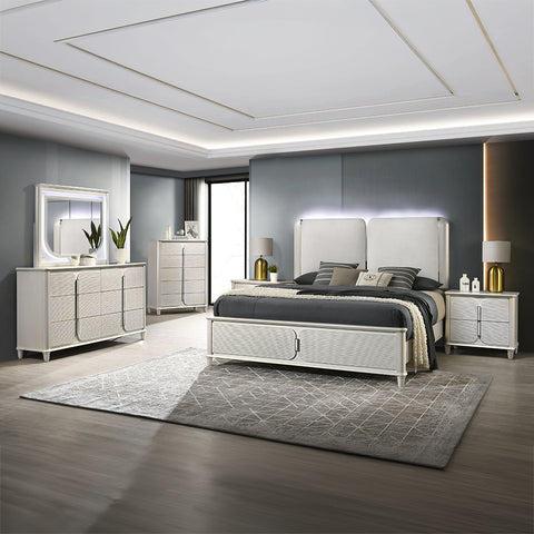 Laveda Queen Bed w/LED