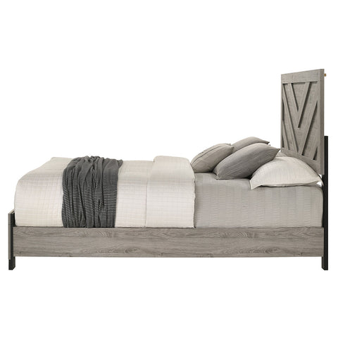 ACME Mari Light Gray Queen Bed Model BD04142Q