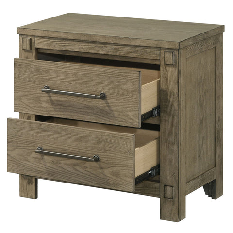 ACME Colton Antique White Oak Nightstand Model BD05293