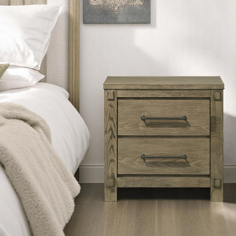 ACME Colton Antique White Oak Nightstand Model BD05293