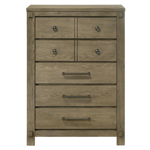 ACME Colton Antique White Oak Chest Model BD05296
