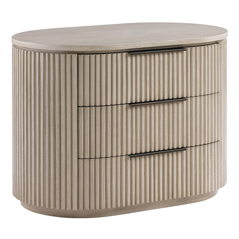 ACME Leanna Light Oak Nightstand with USB Port Model BD05433