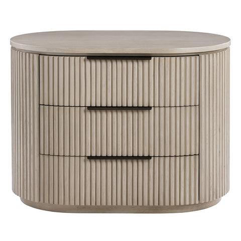 ACME Leanna Light Oak Nightstand with USB Port Model BD05433