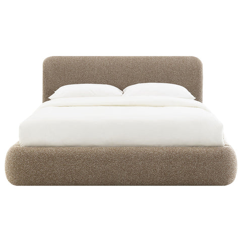ACME Erica Dark Beige Tweed Queen Bed Model BD05442Q