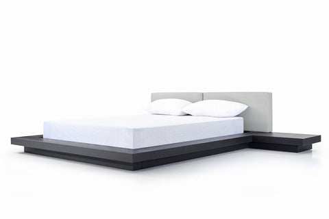 Modrest Opal Modern Wenge & Grey Platform Bed Model VGVCBD855-WGEGRY