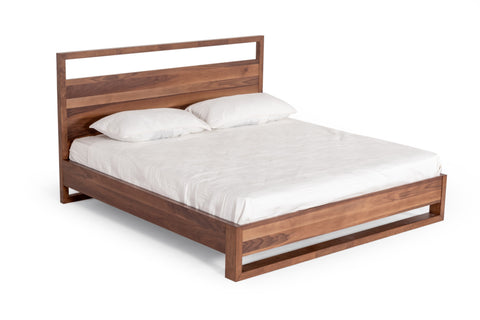 Eastern King Nova Domus Berlin Modern Walnut Bed Model VGMABR-92-EK
