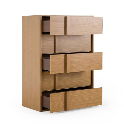 Nova Domus Berlin Modern Natural Oak Chest Model VGMA-BR-92-1-CST-NAT