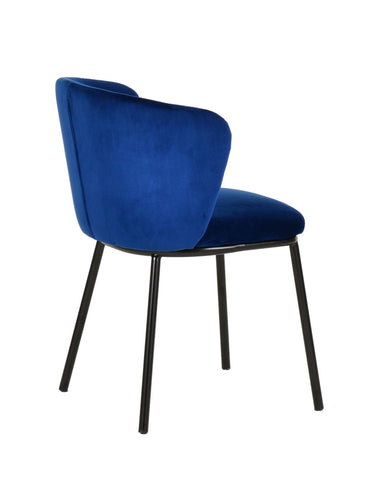 Modrest Bessie Modern Blue Velvet Dining Chair (Set of 2) By VIG Furniture