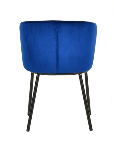 Modrest Bessie Modern Blue Velvet Dining Chair (Set of 2) By VIG Furniture