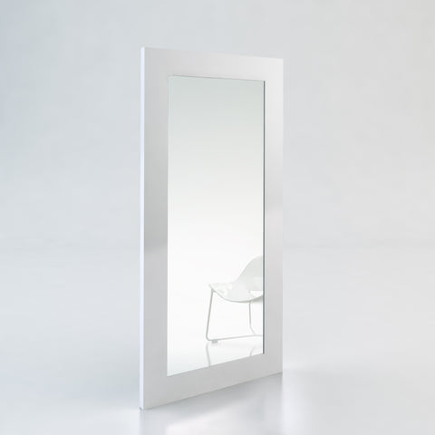 Modrest Beth Modern White Floor Mirror Model VGBB702R-WHT-MIR