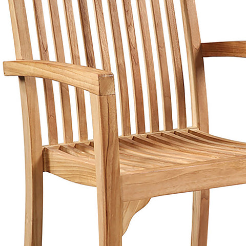 Ashdown Natural Finish Outdoor Arm Chair