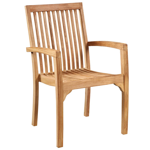 Ashdown Natural Finish Outdoor Arm Chair
