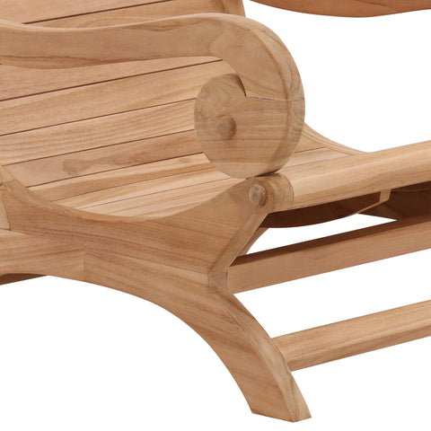 Tomas Natural Finish Outdoor Lounge Chair